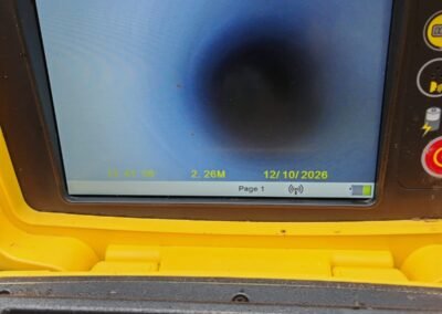 Root removal Glasgow drainage inspection equipment at a Pollokshields property